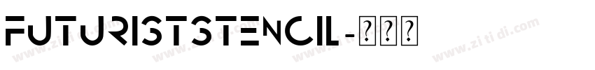 FuturistStencil字体转换