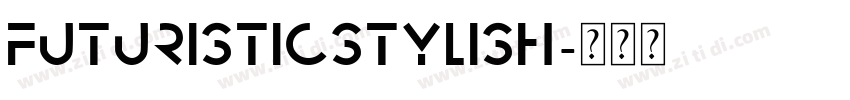 futuristicStylish字体转换