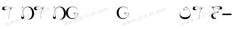 TDTDGangGulimOTF字体转换