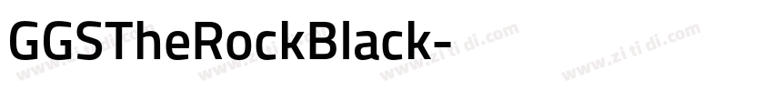 GGSTheRockBlack字体转换 GGSTheRockBlack字体转换