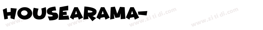Housearama字体转换
