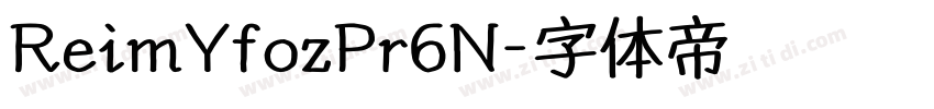 ReimYfozPr6N字体转换