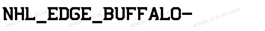 NHL_Edge_Buffalo字体转换