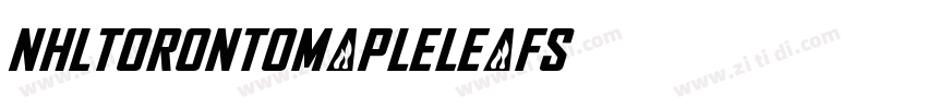 NHLTorontoMapleLeafs字体转换