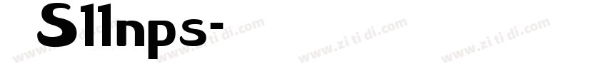 方正S11nps字体转换