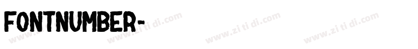 FontNumber字体转换