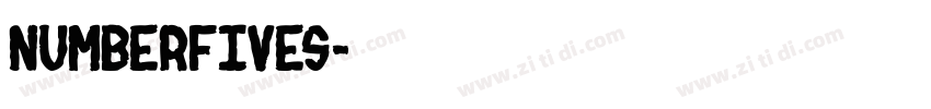 NumberFiveS字体转换
