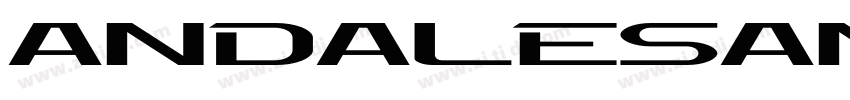 AndaleSansUI字体转换