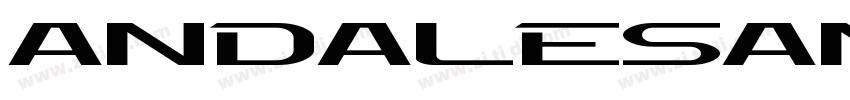 AndaleSansUI字体转换