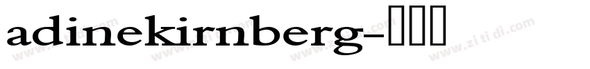 adinekirnberg字体转换