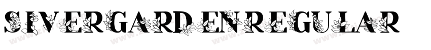 SiverGardenRegular字体转换