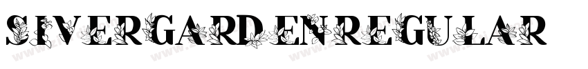 SiverGardenRegular字体转换