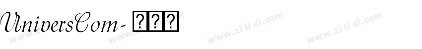 UniversCom字体转换