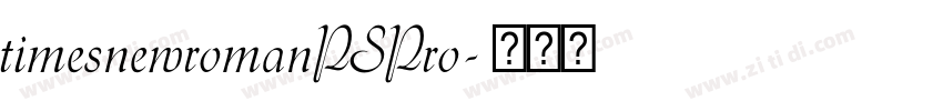 timesnewromanPSPro字体转换