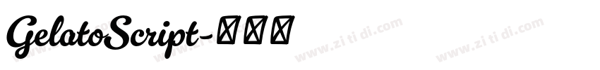 GelatoScript字体转换