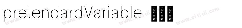 pretendardVariable字体转换 pretendardVariable字体转换