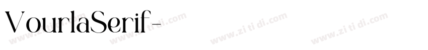 VourlaSerif字体转换