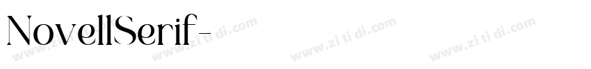 NovellSerif字体转换