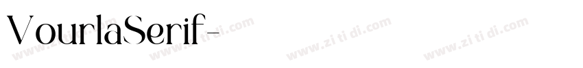 VourlaSerif字体转换