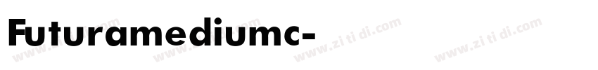 Futuramediumc字体转换