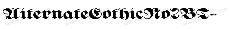 AiternateGothicNo2BT字体转换 AiternateGothicNo2BT字体转换