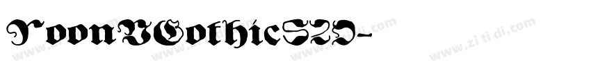 YoonVGothic520字体转换