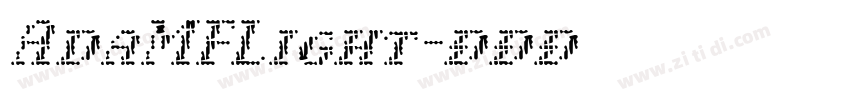 AdaMFLight字体转换