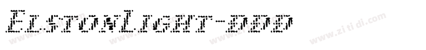 ElstonLight字体转换 ElstonLight字体转换