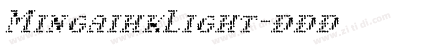 MingaihkLight字体转换