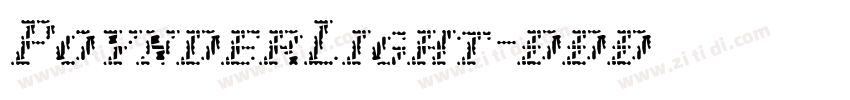 PoynderLight字体转换 PoynderLight字体转换