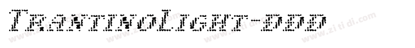 TrantinoLight字体转换