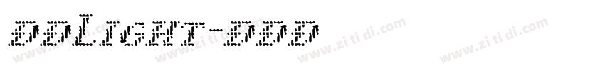 等线Light字体转换