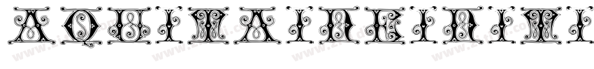 AquitaineInitialsStd字体转换 AquitaineInitialsStd字体转换