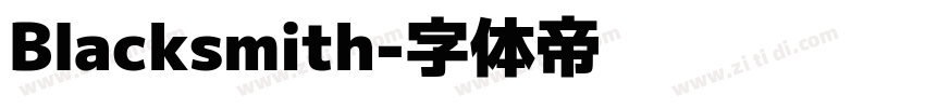 Blacksmith字体转换