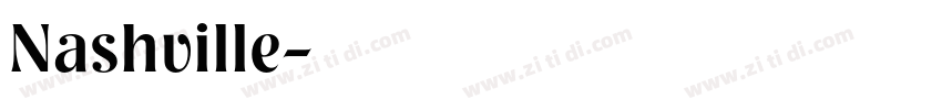 Nashville字体转换