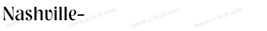 Nashville字体转换
