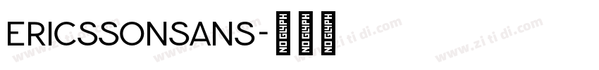 EricssonSans字体转换 EricssonSans字体转换