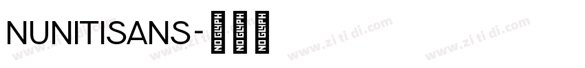 NunitiSans字体转换 NunitiSans字体转换