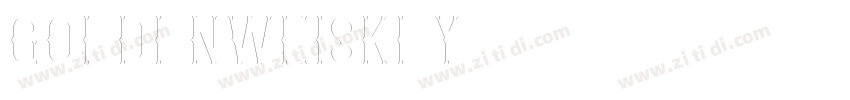 GoldenWhiskey字体转换