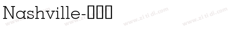 Nashville字体转换