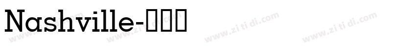 Nashville字体转换