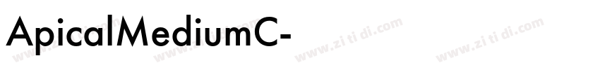 ApicalMediumC字体转换