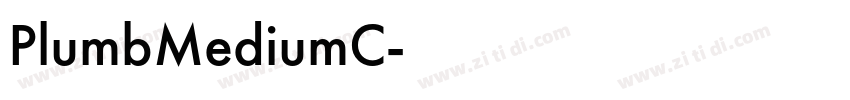 PlumbMediumC字体转换