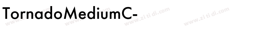 TornadoMediumC字体转换