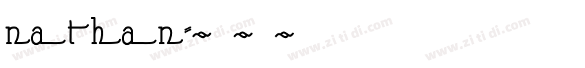 nathan字体转换