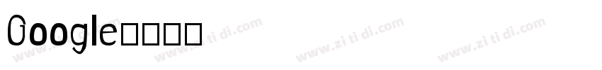 Google字体转换