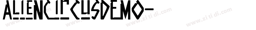AlienCircusDEMO字体转换