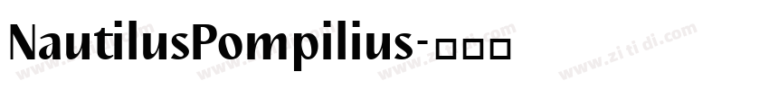 NautilusPompilius字体转换