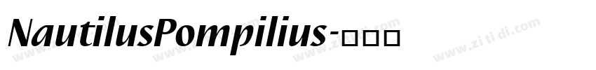 NautilusPompilius字体转换