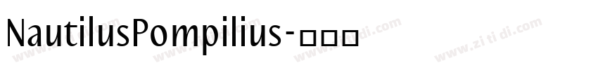 NautilusPompilius字体转换